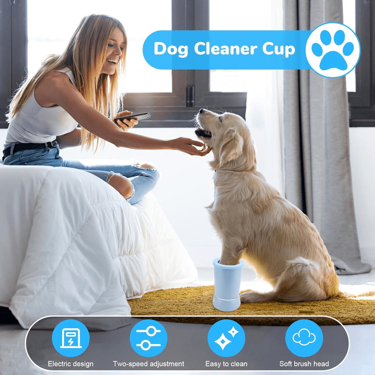 Pet cleaning pod portable gadget